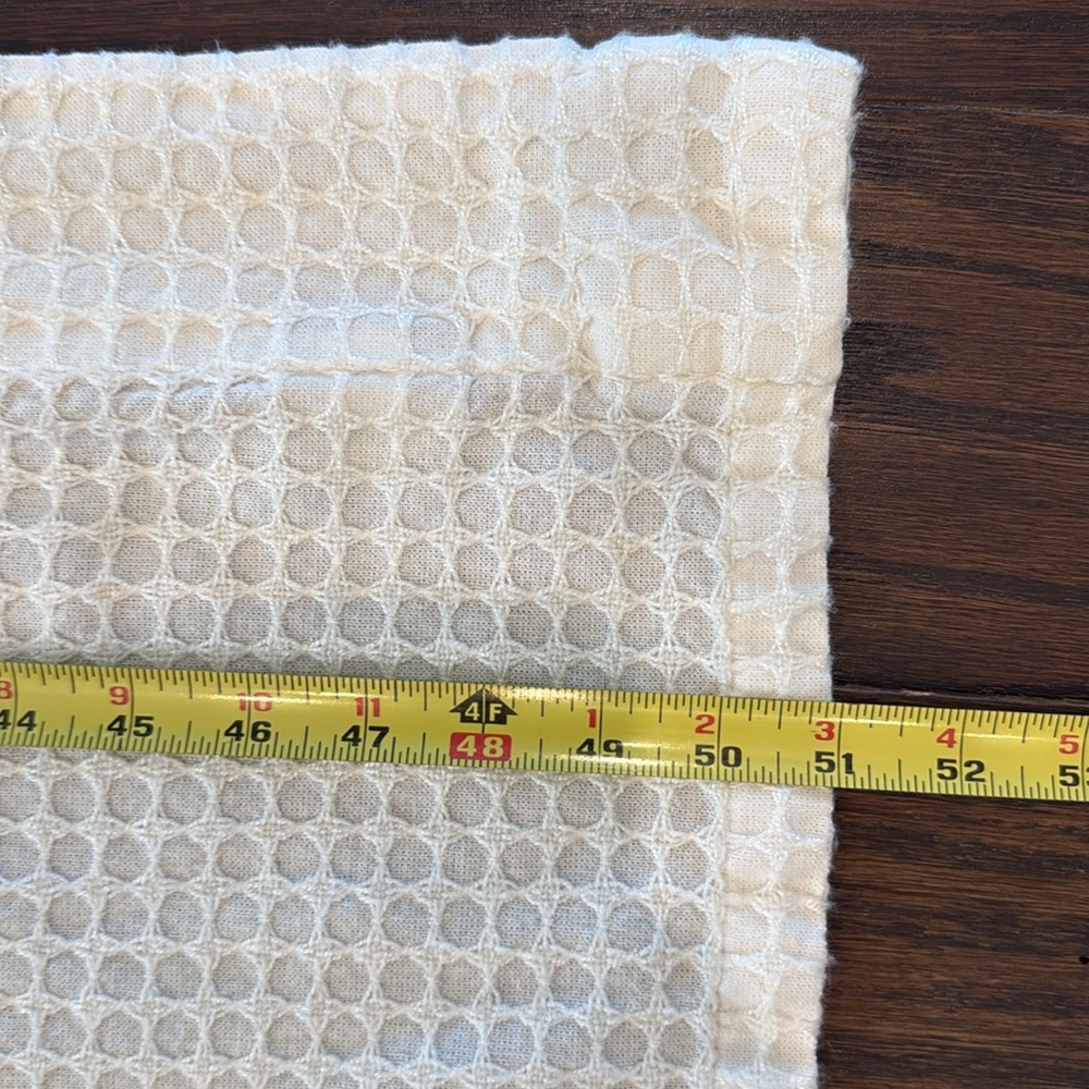 Threshold Cream Textured Valance Curtains - Picture 7 of 11